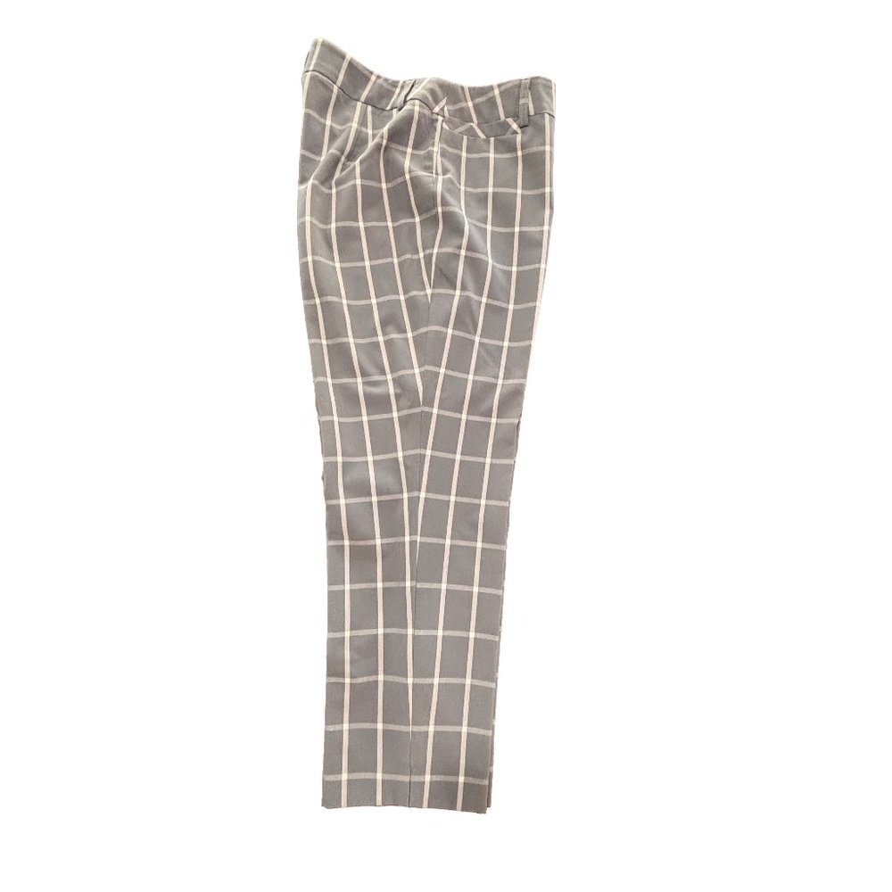 Cleo petites Everybody ankle pants grey and white size 10 petite - Picture 3 of 11